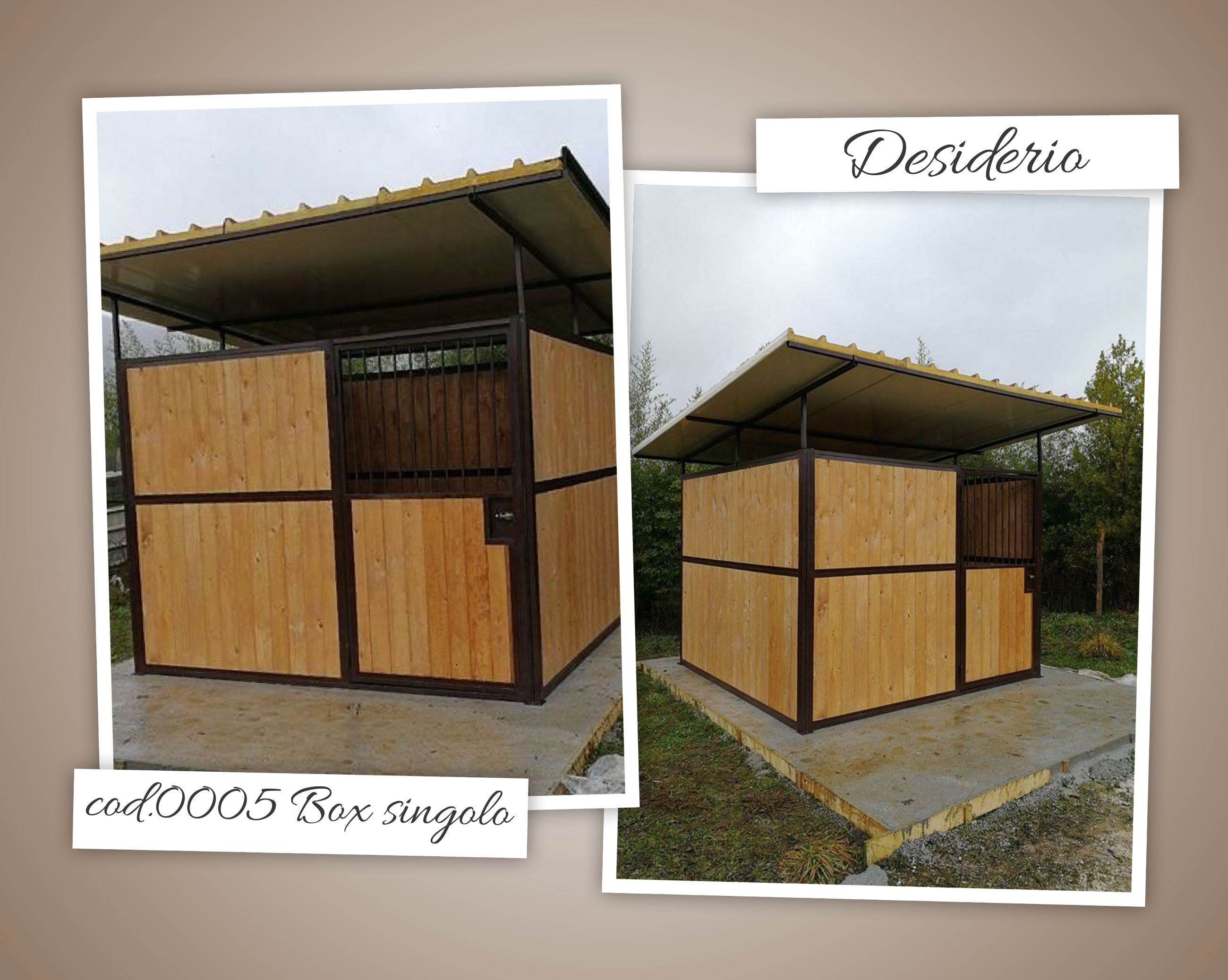 cod.0005-06 Box  singoli in ferro nero